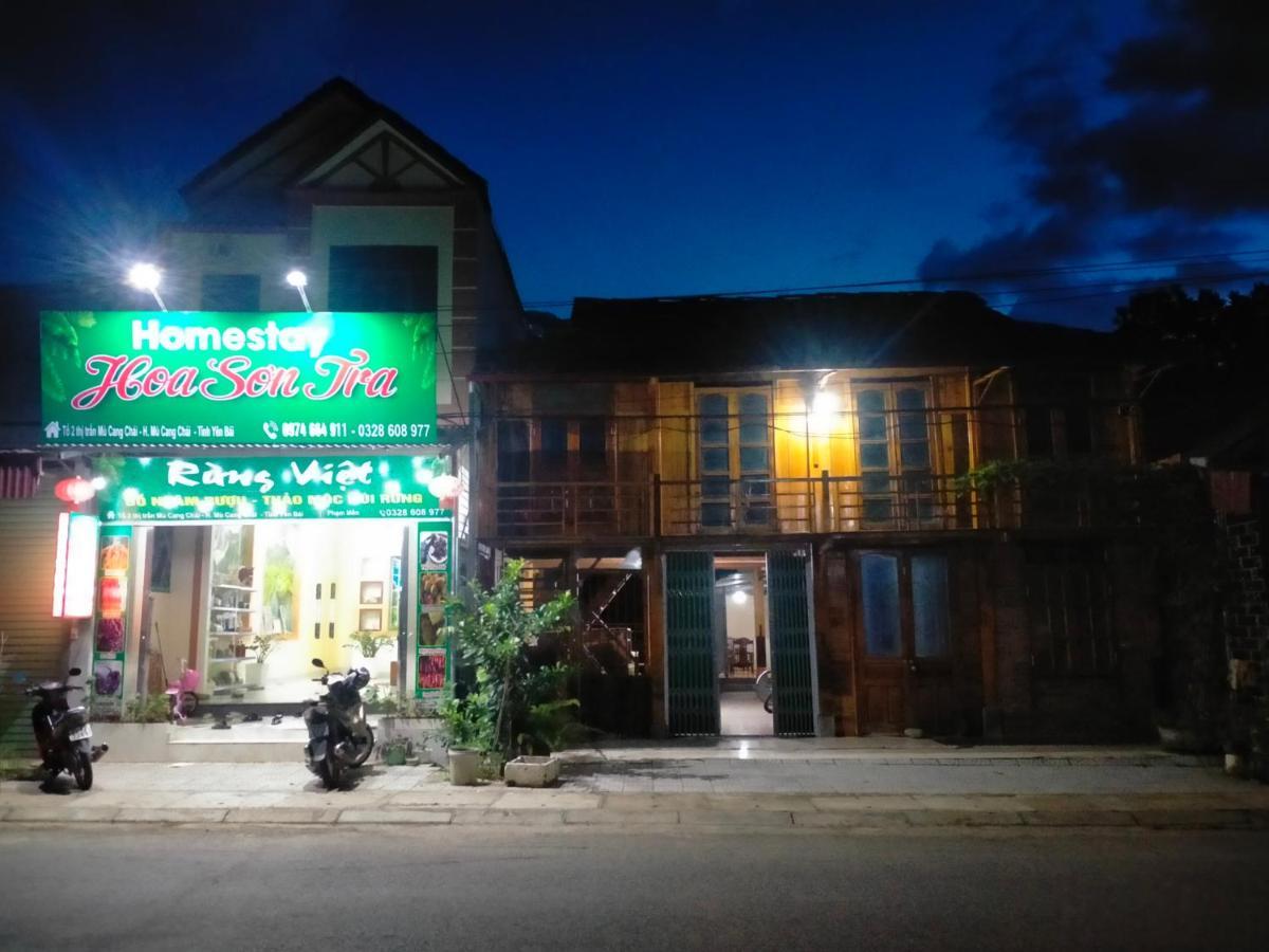 Hoa Son Tra Hotel Mu Cang Chai Esterno foto