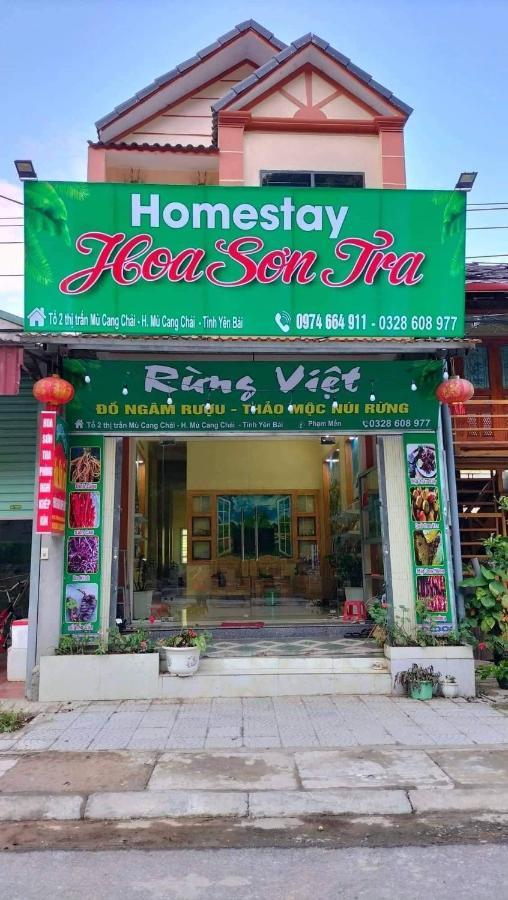 Hoa Son Tra Hotel Mu Cang Chai Esterno foto