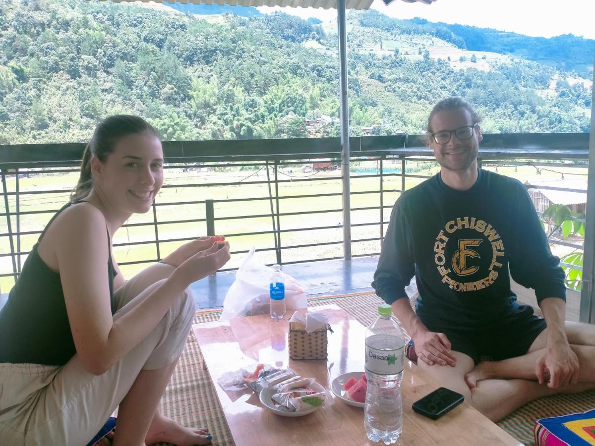 Hoa Son Tra Hotel Mu Cang Chai Esterno foto