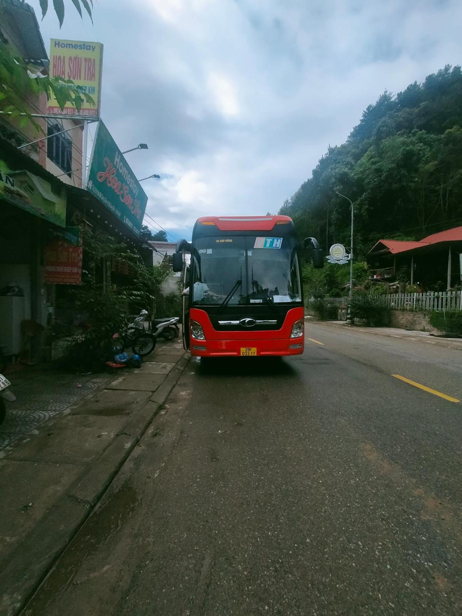 Hoa Son Tra Hotel Mu Cang Chai Esterno foto