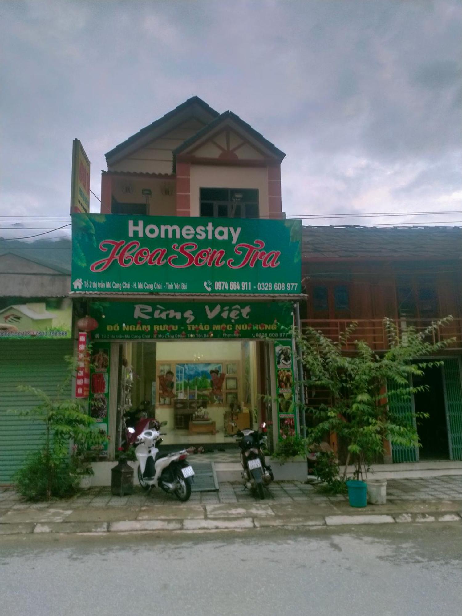 Hoa Son Tra Hotel Mu Cang Chai Esterno foto