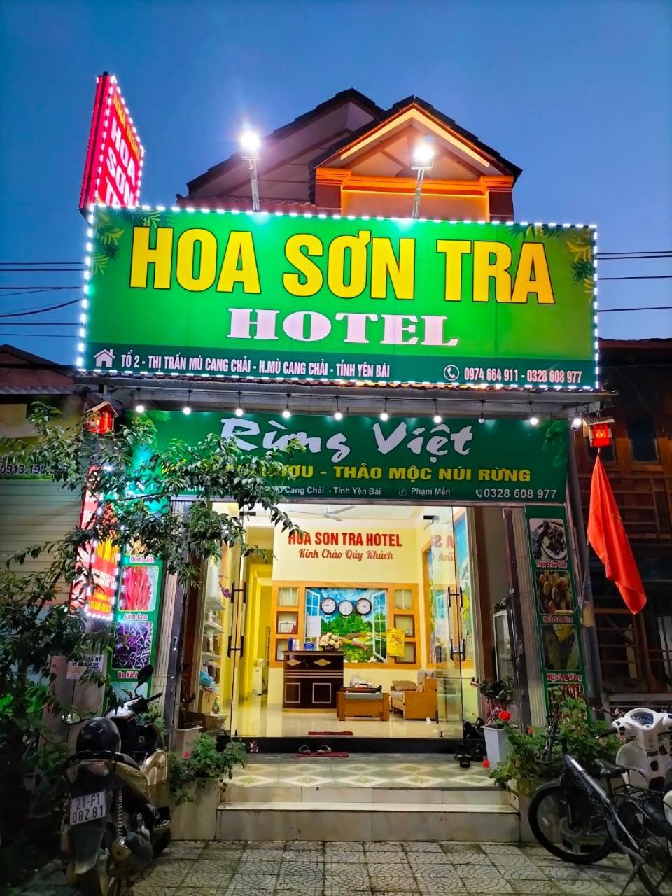 Hoa Son Tra Hotel Mu Cang Chai Esterno foto